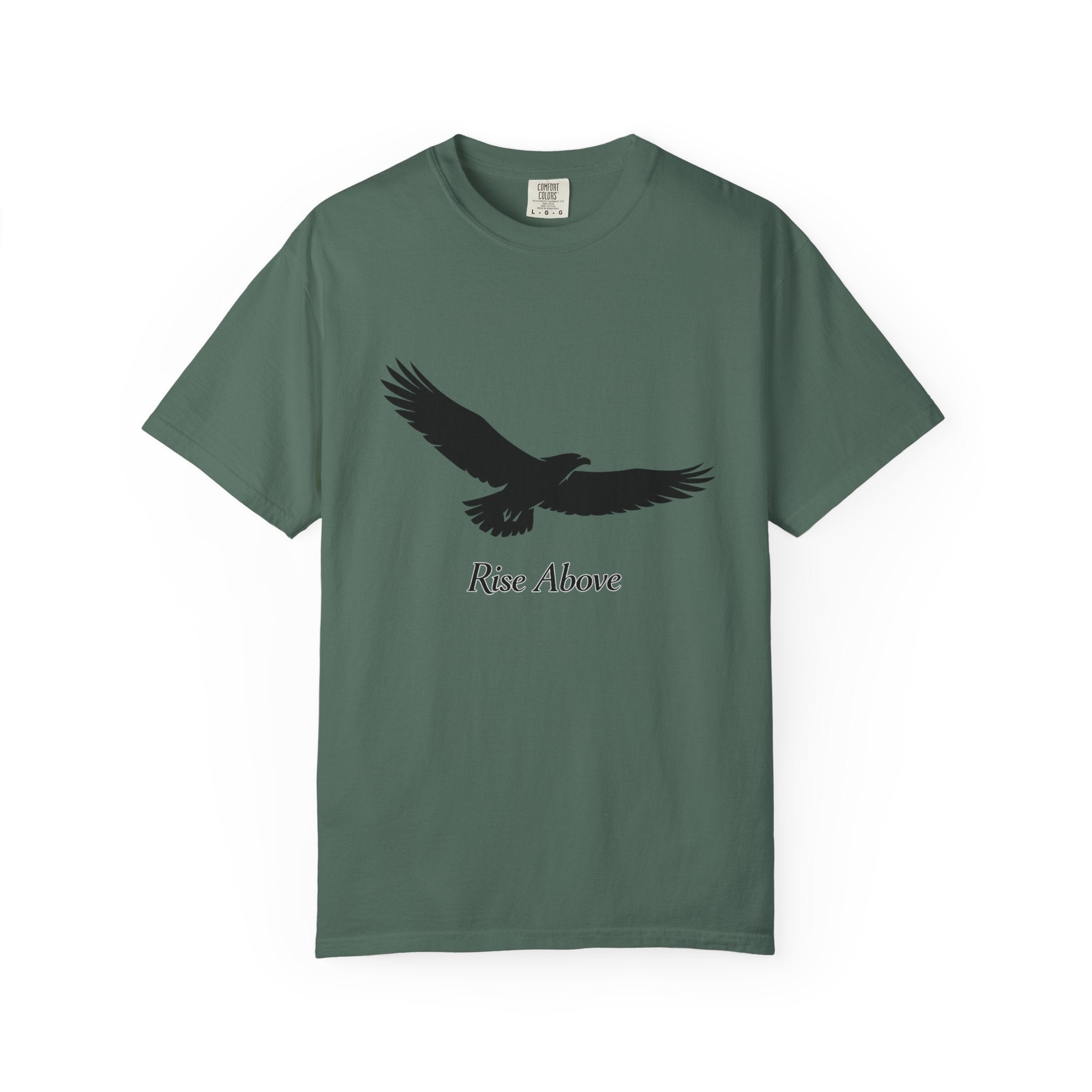 Eagle "Rise Above" T-Shirt — Inspirational Graphic Tee