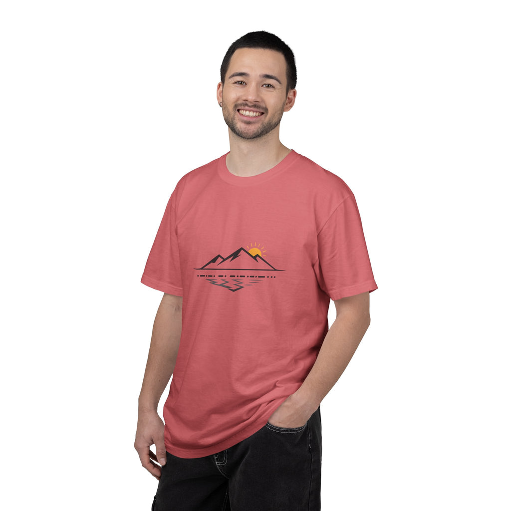 Minimal Mountain Sunset T-Shirt