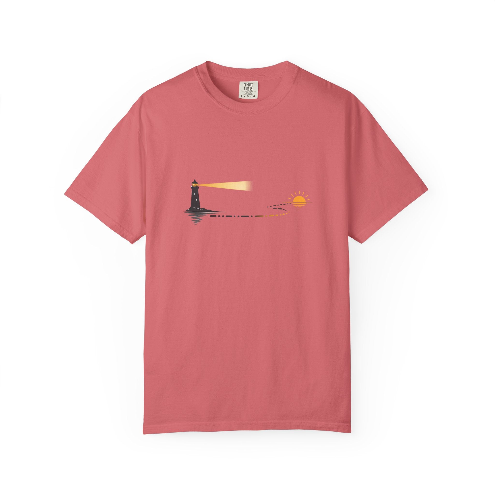 Lighthouse Sunset Graphic T-Shirt