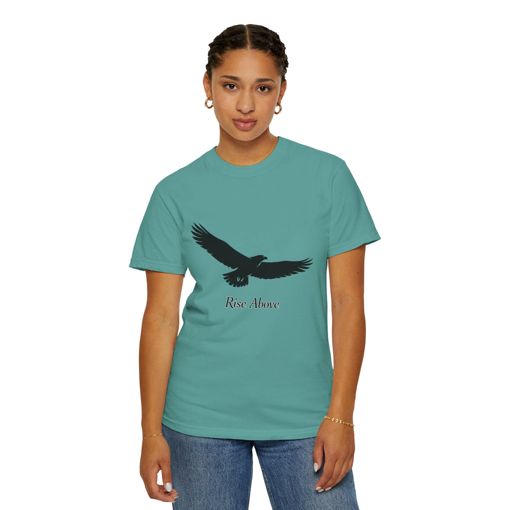Eagle "Rise Above" T-Shirt — Inspirational Graphic Tee