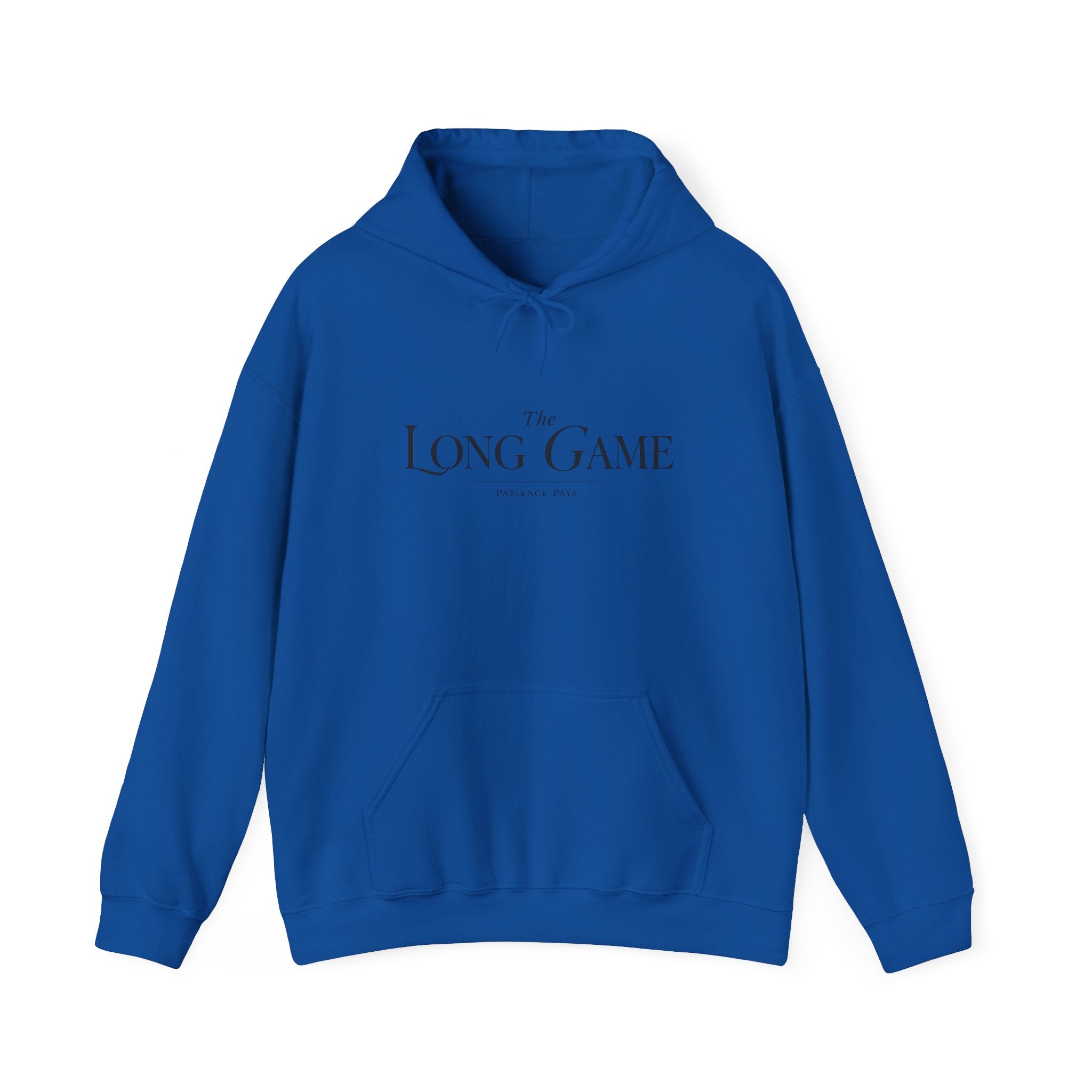 The Long Game Hoodie — Minimalist Motivational Pullover