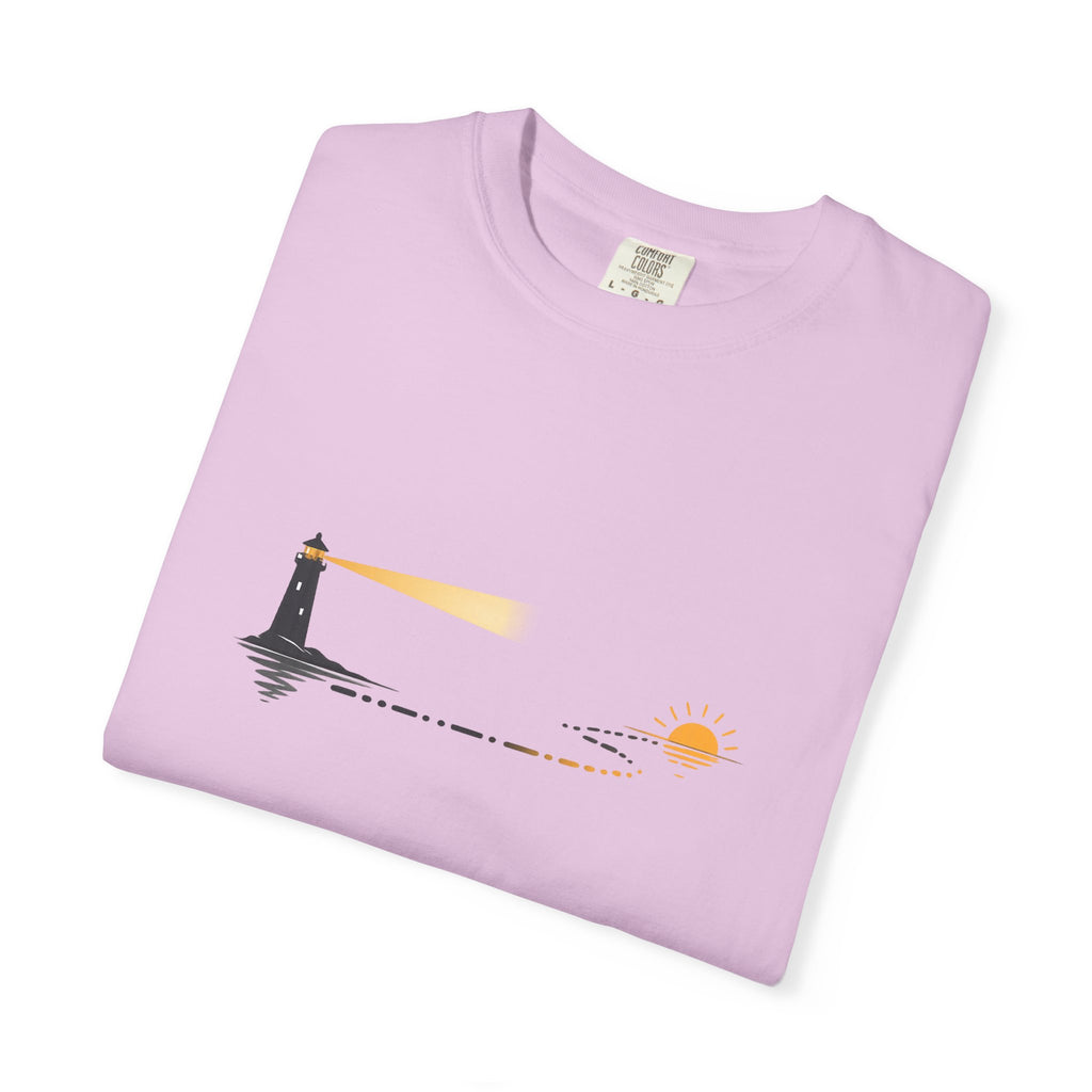 Lighthouse Sunset Graphic T-Shirt