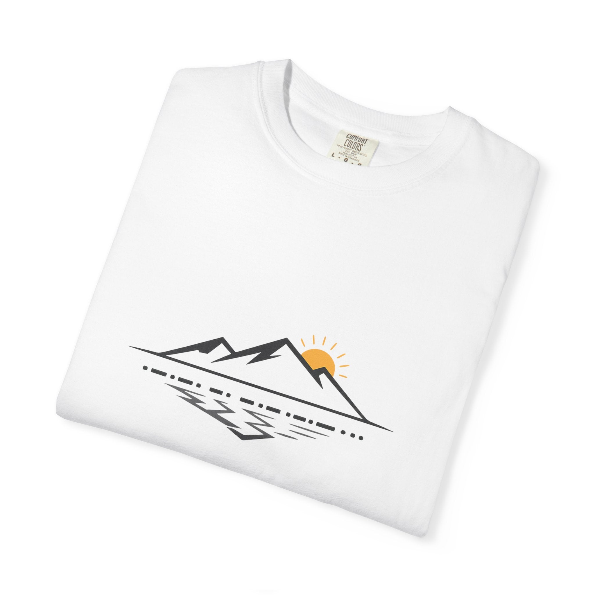 Minimal Mountain Sunset T-Shirt