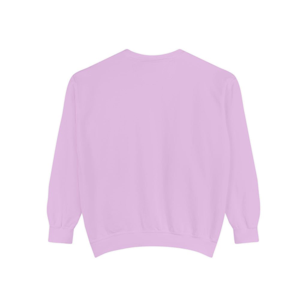 Minimalist Statue Crewneck Sweatshirt — "Love Over Fear" Graphic