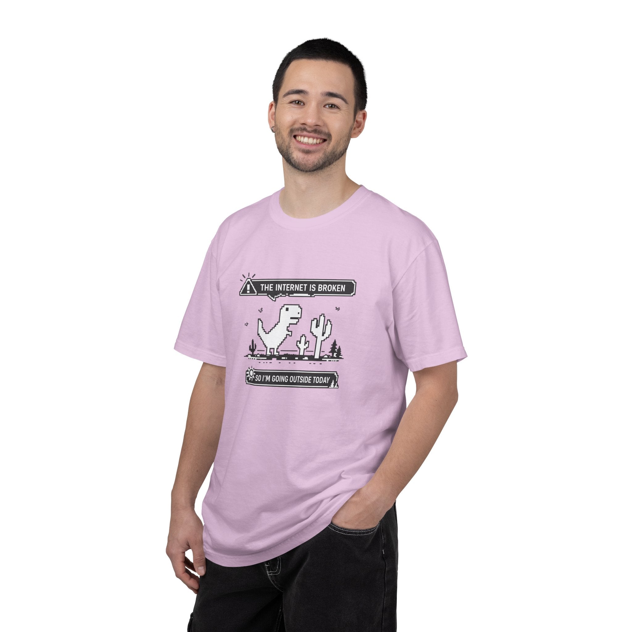 The Internet Is Broken — Dino Offline Graphic T-Shirt