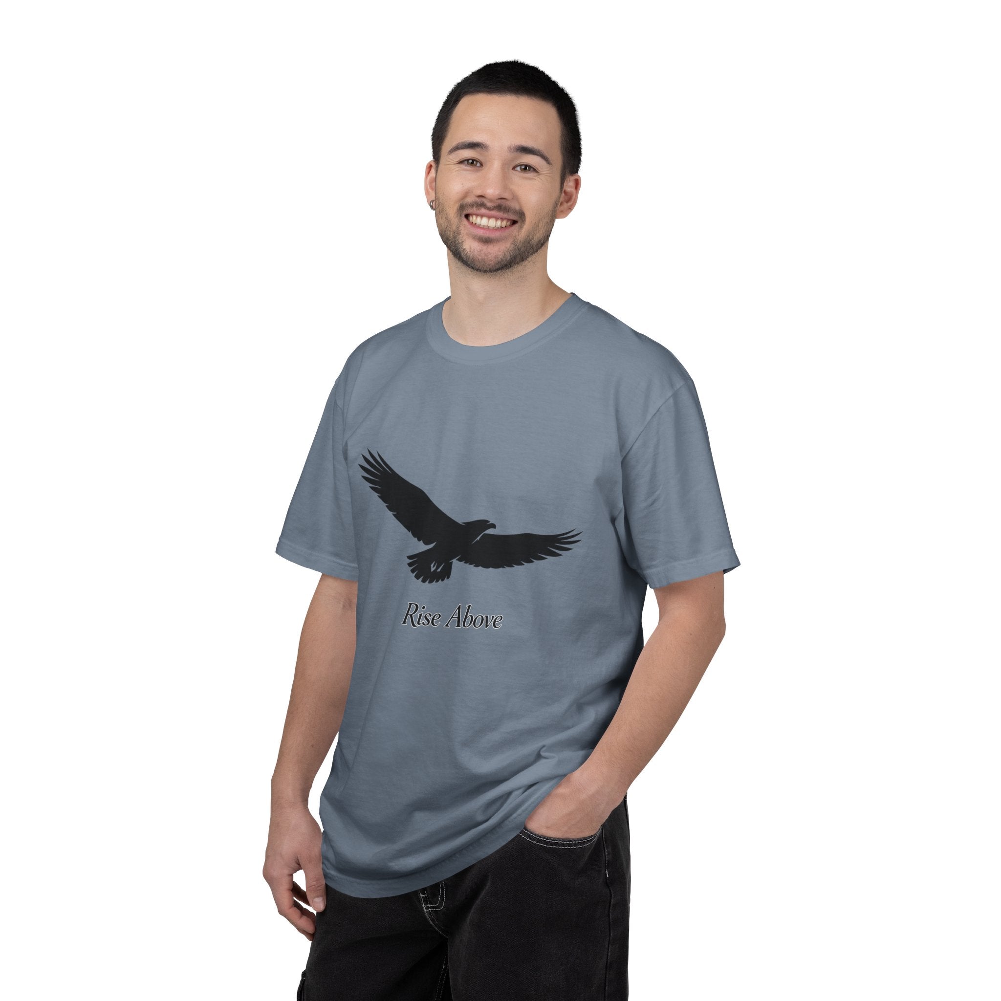 Eagle "Rise Above" T-Shirt — Inspirational Graphic Tee
