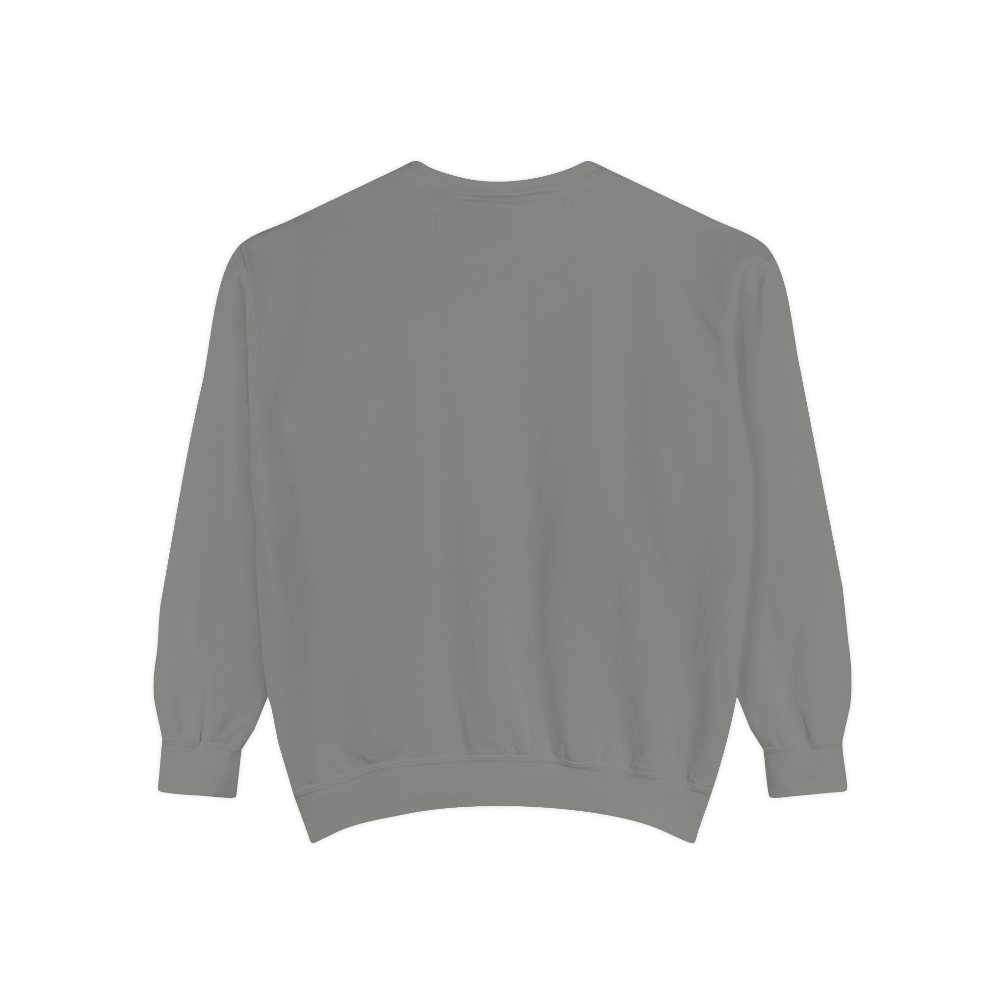 Minimalist Statue Crewneck Sweatshirt — "Love Over Fear" Graphic