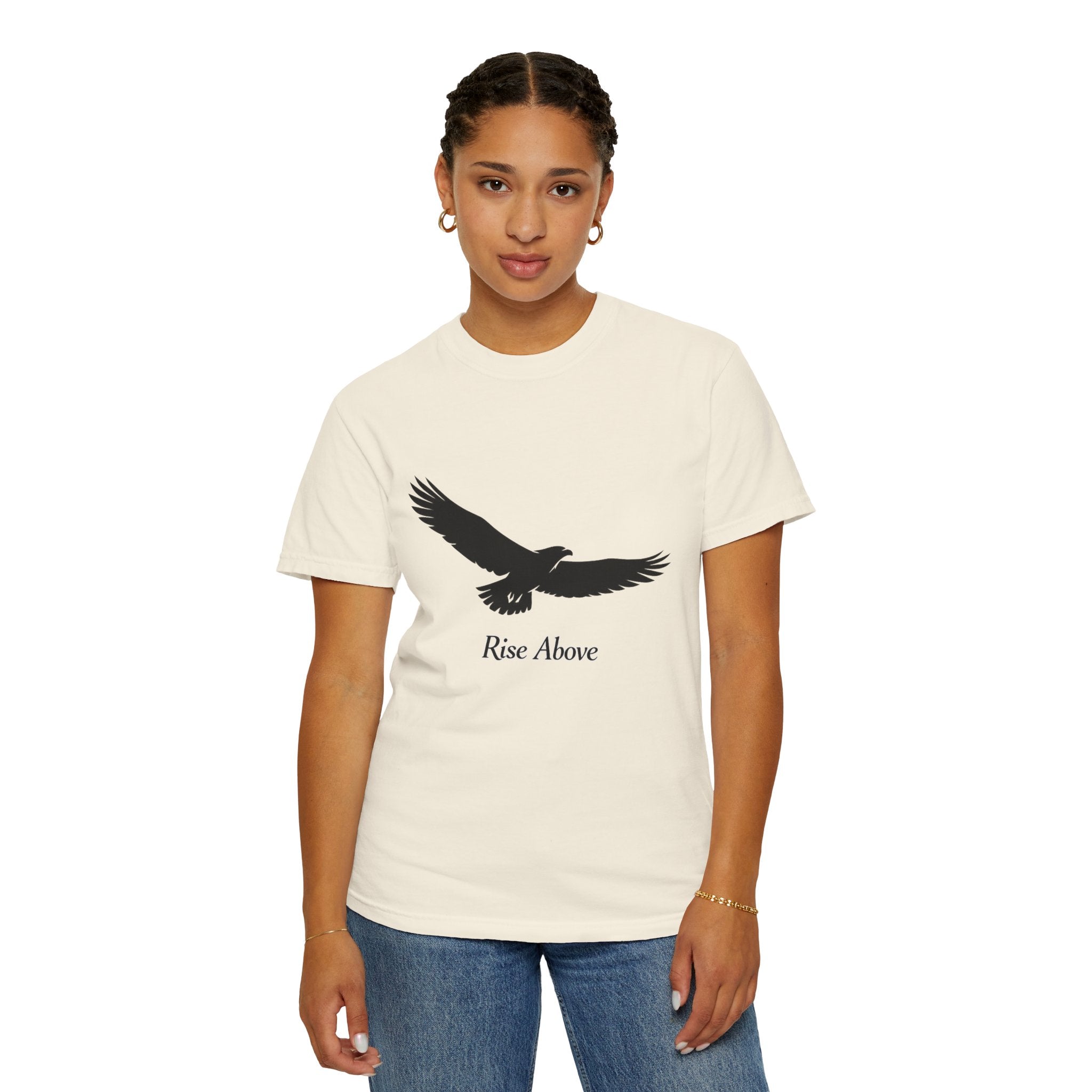 Eagle "Rise Above" T-Shirt — Inspirational Graphic Tee