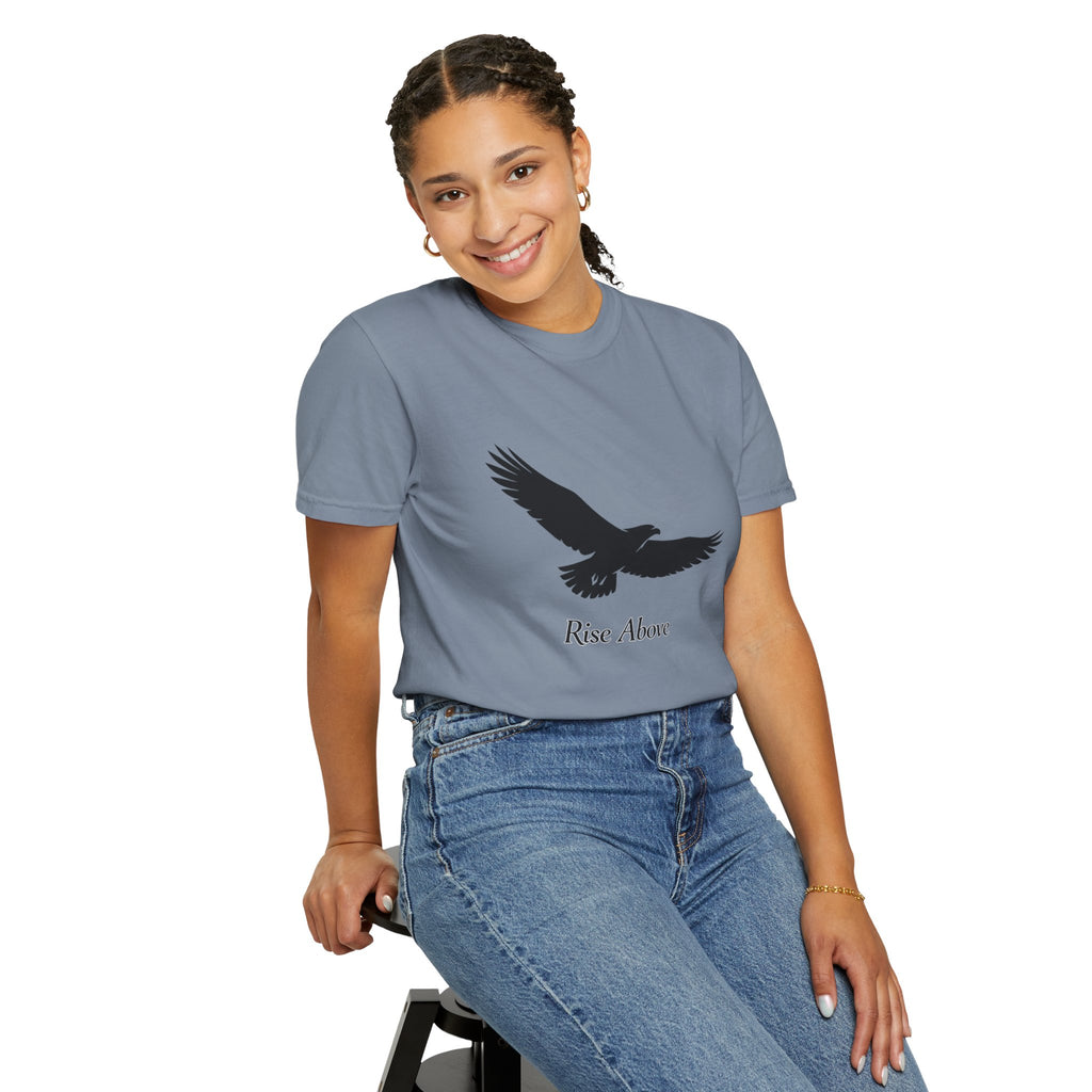 Eagle "Rise Above" T-Shirt — Inspirational Graphic Tee