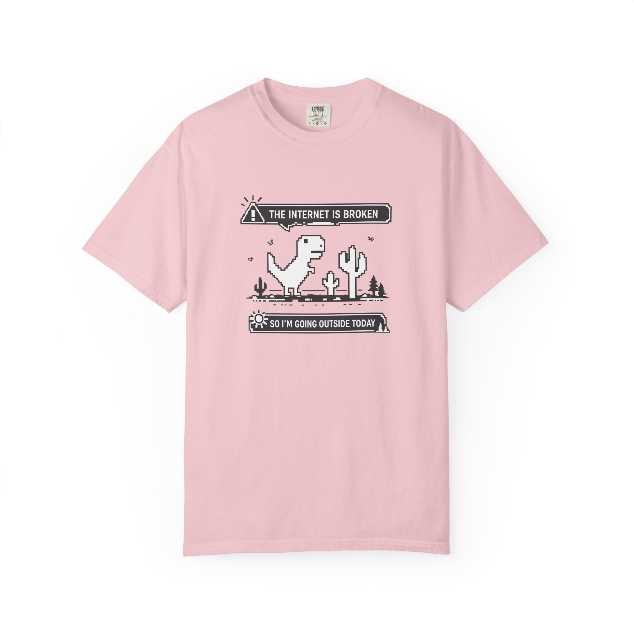 The Internet Is Broken — Dino Offline Graphic T-Shirt