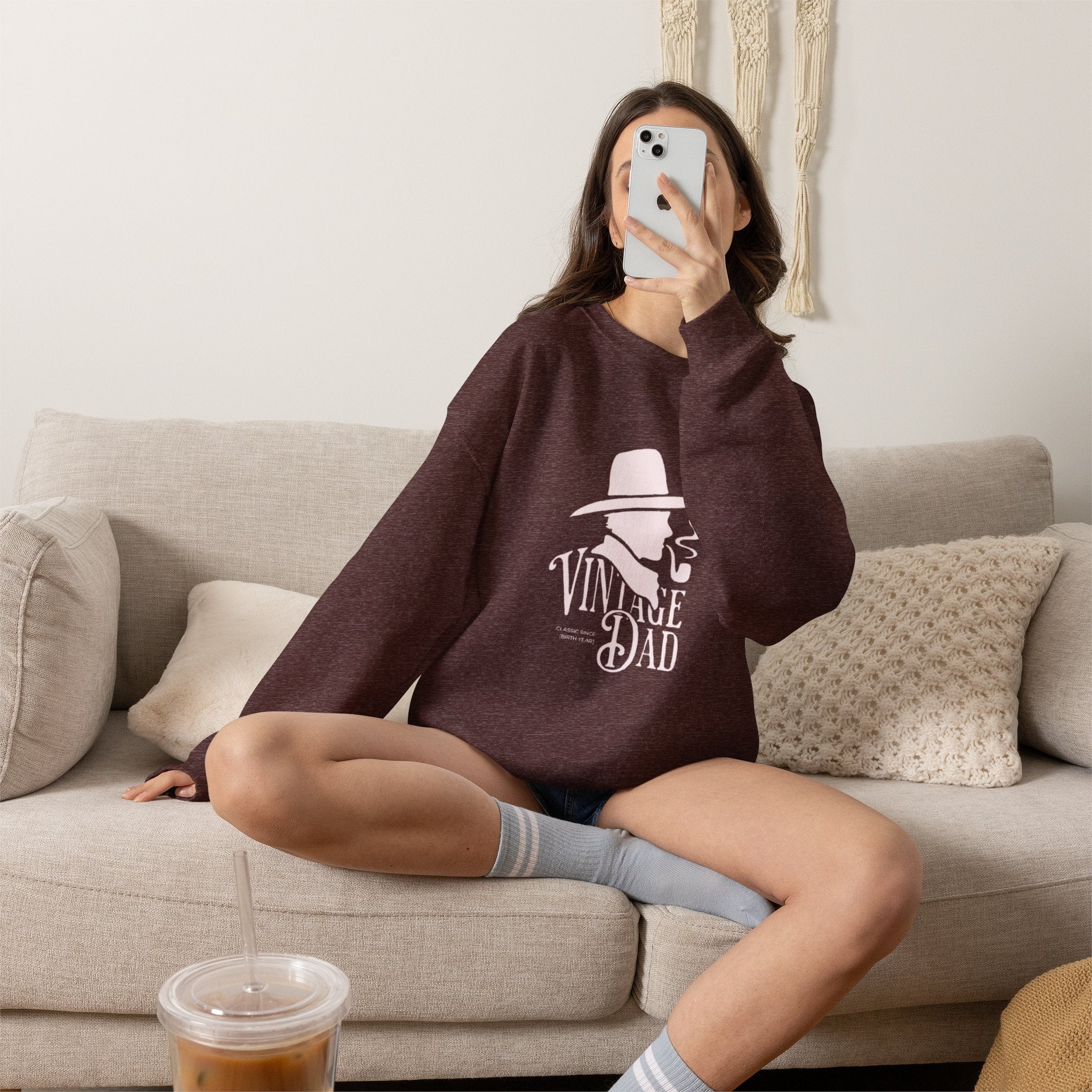Vintage Dad Sweatshirt — Retro Father’s Day Crewneck