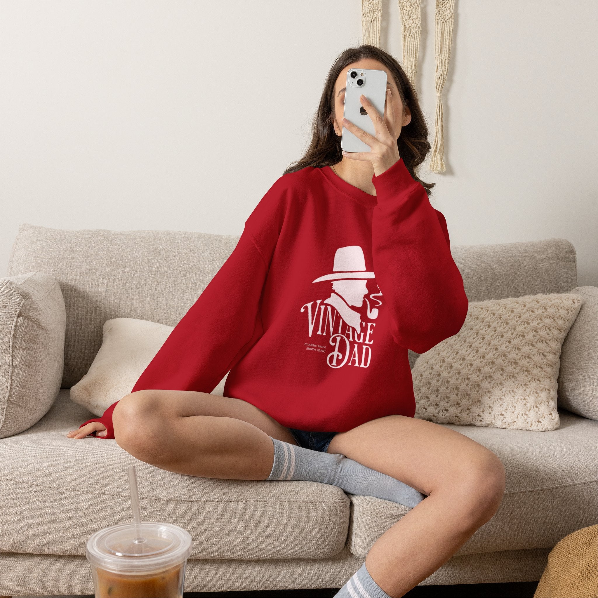 Vintage Dad Sweatshirt — Retro Father’s Day Crewneck