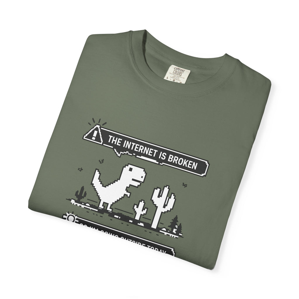 The Internet Is Broken — Dino Offline Graphic T-Shirt
