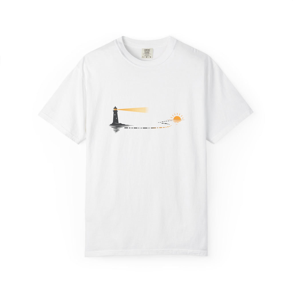 Lighthouse Sunset Graphic T-Shirt
