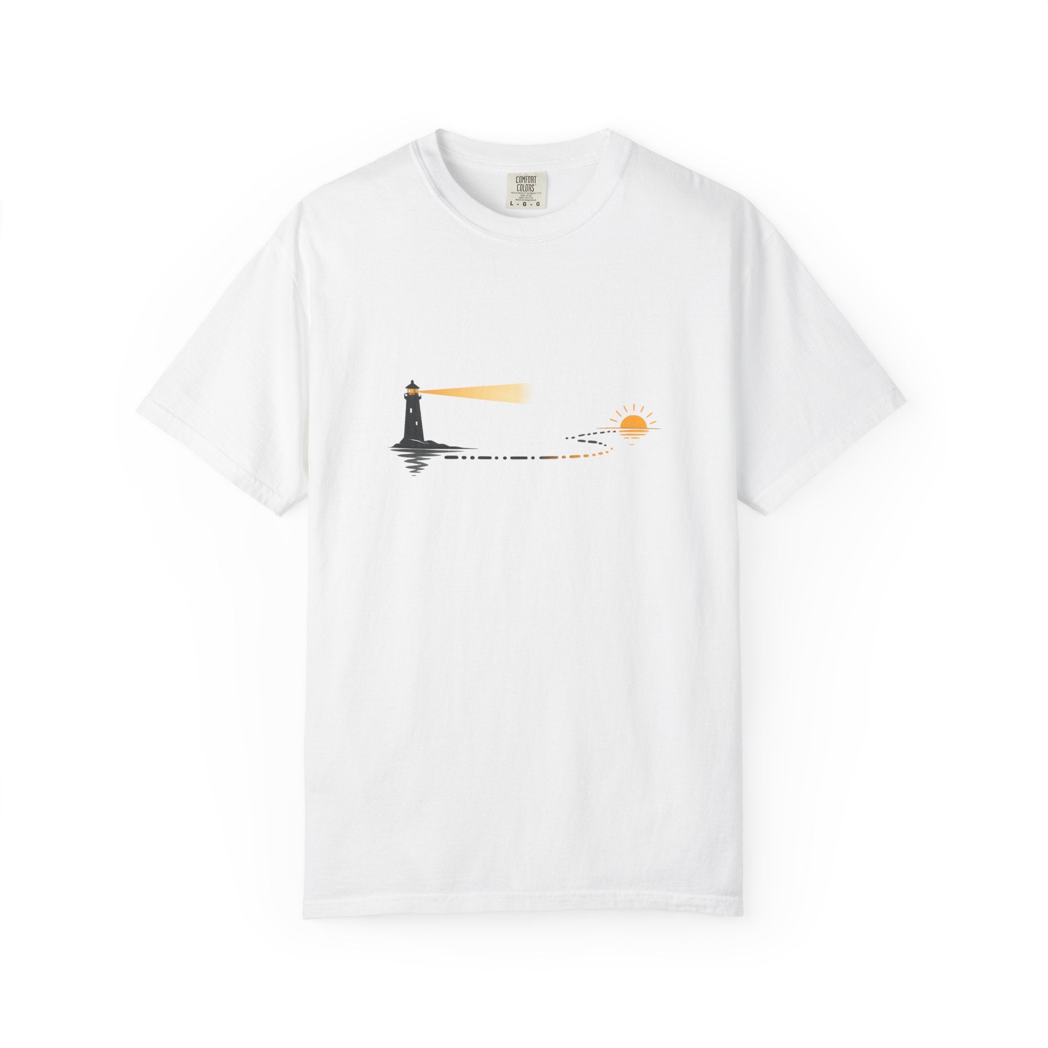Lighthouse Sunset Graphic T-Shirt