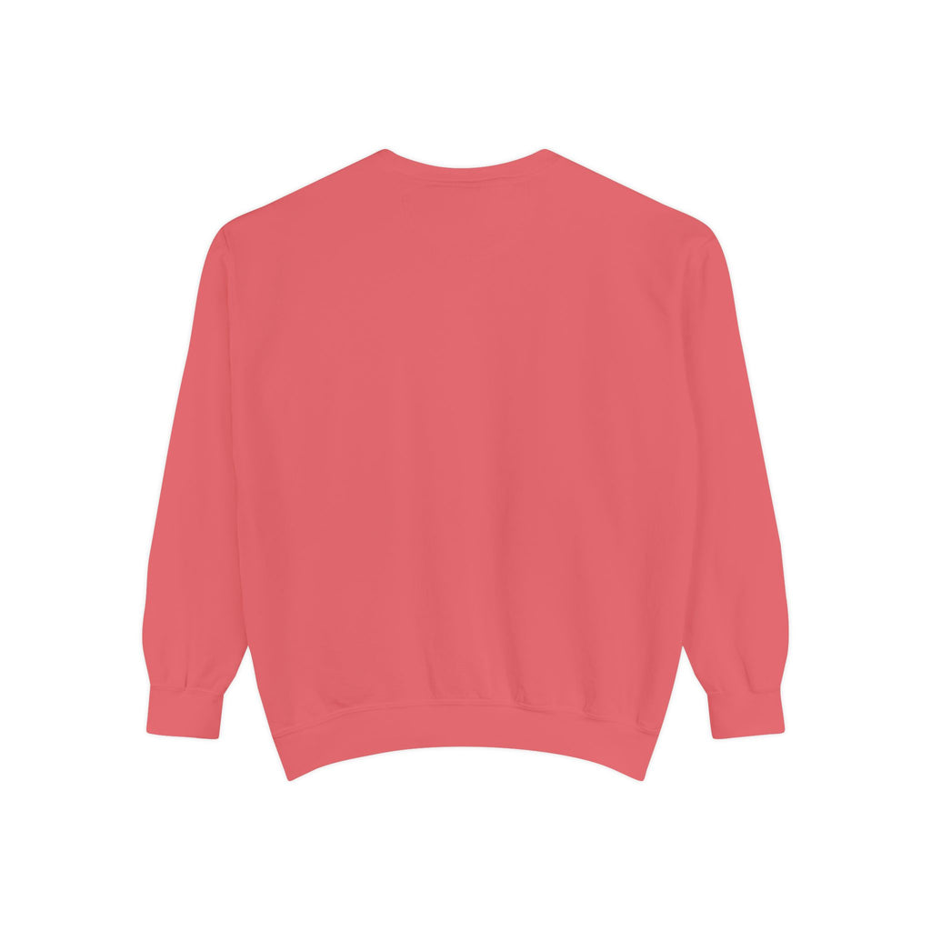 Minimalist Statue Crewneck Sweatshirt — "Love Over Fear" Graphic