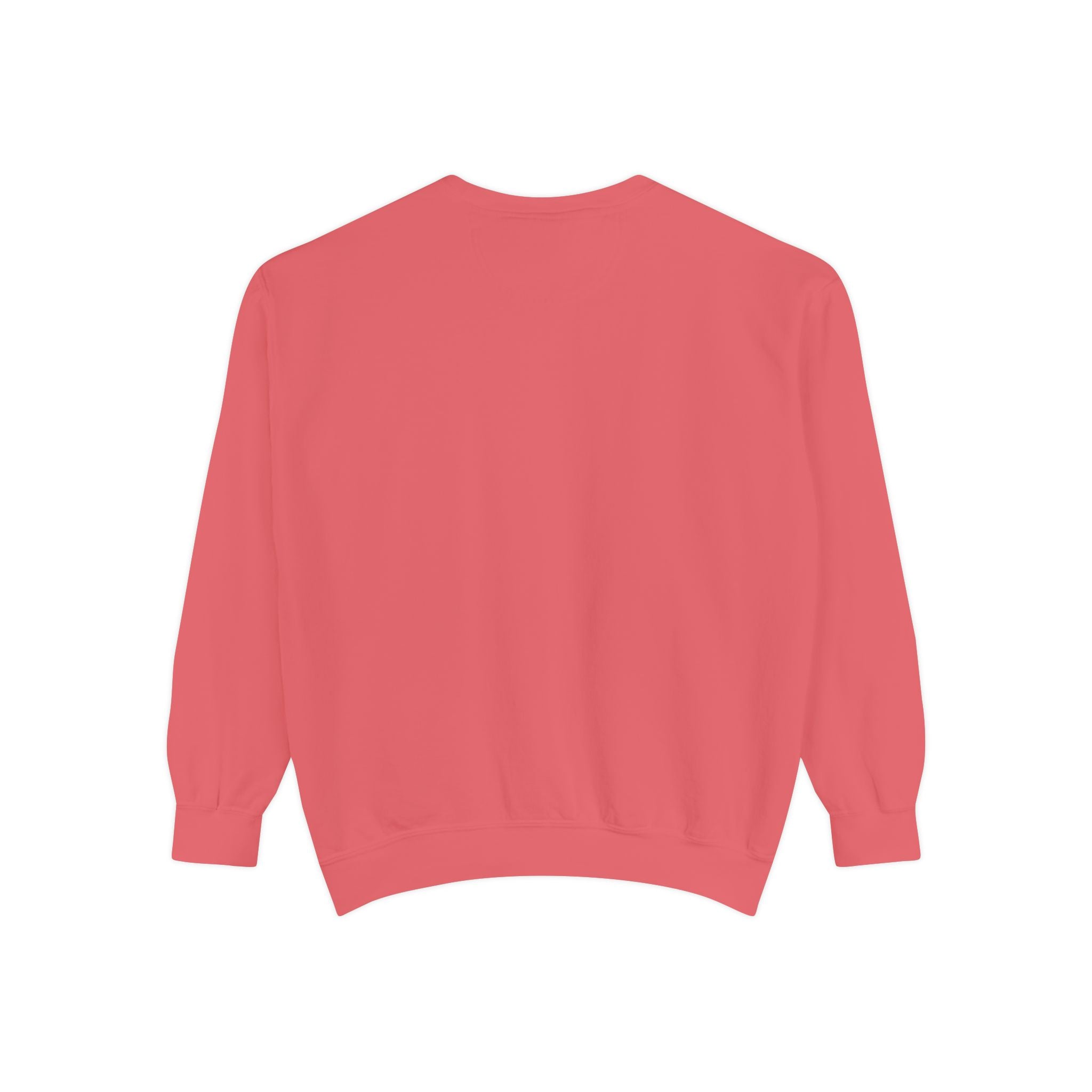 Minimalist Statue Crewneck Sweatshirt — "Love Over Fear" Graphic