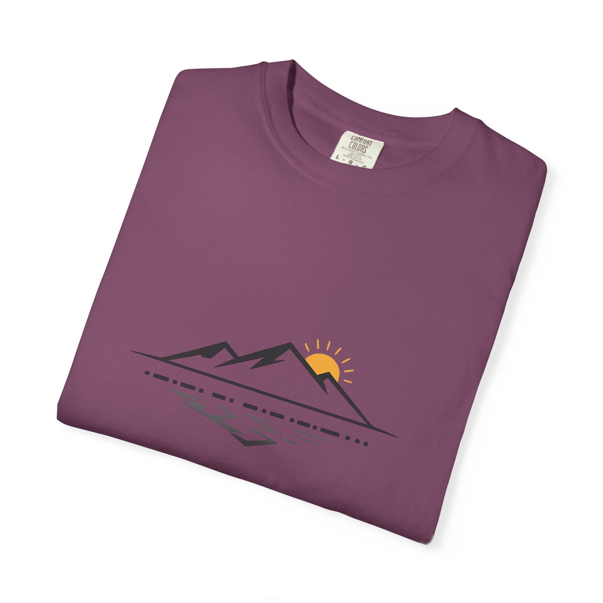 Minimal Mountain Sunset T-Shirt