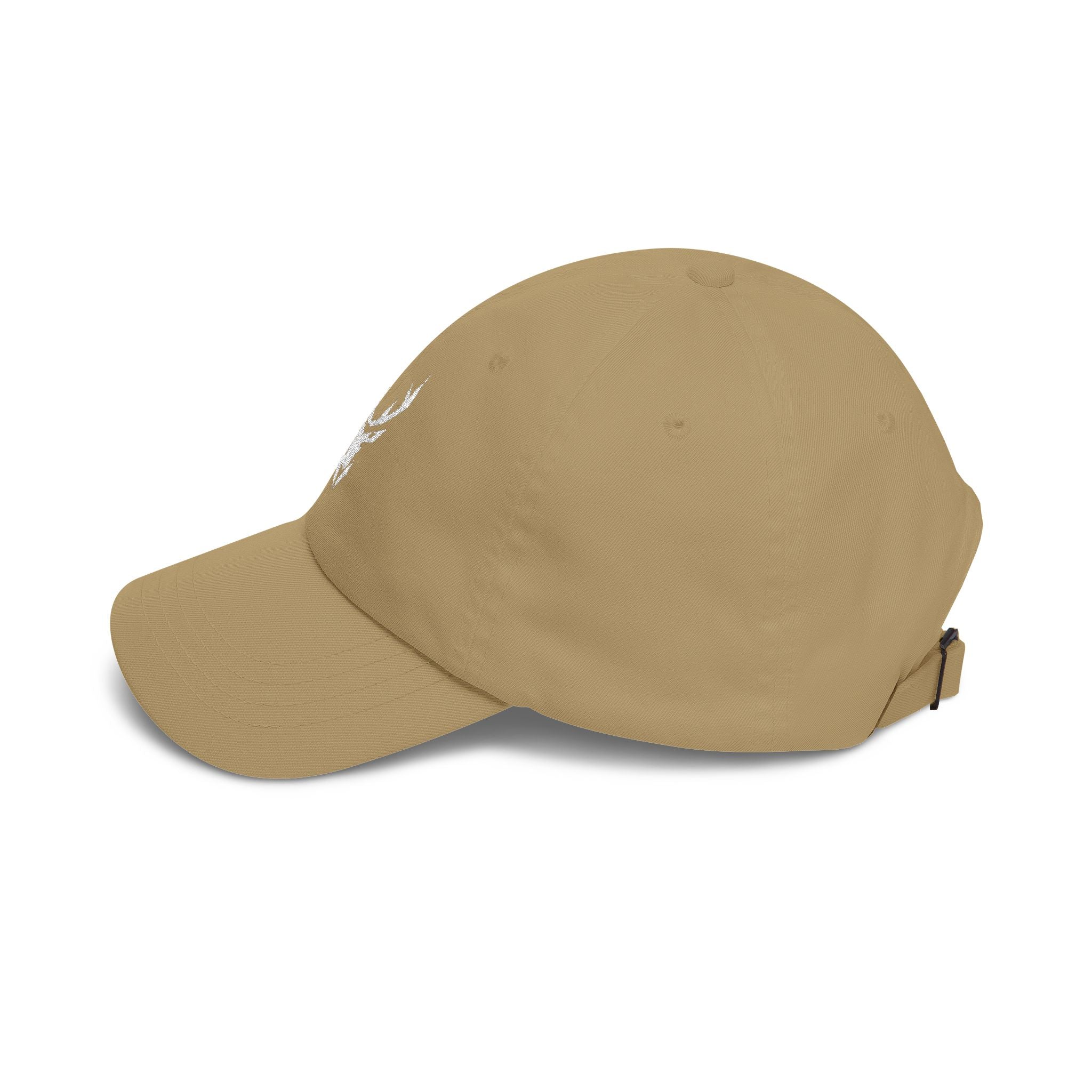 Deer Skull Dad Cap — Minimal Rustic Antler Baseball Hat