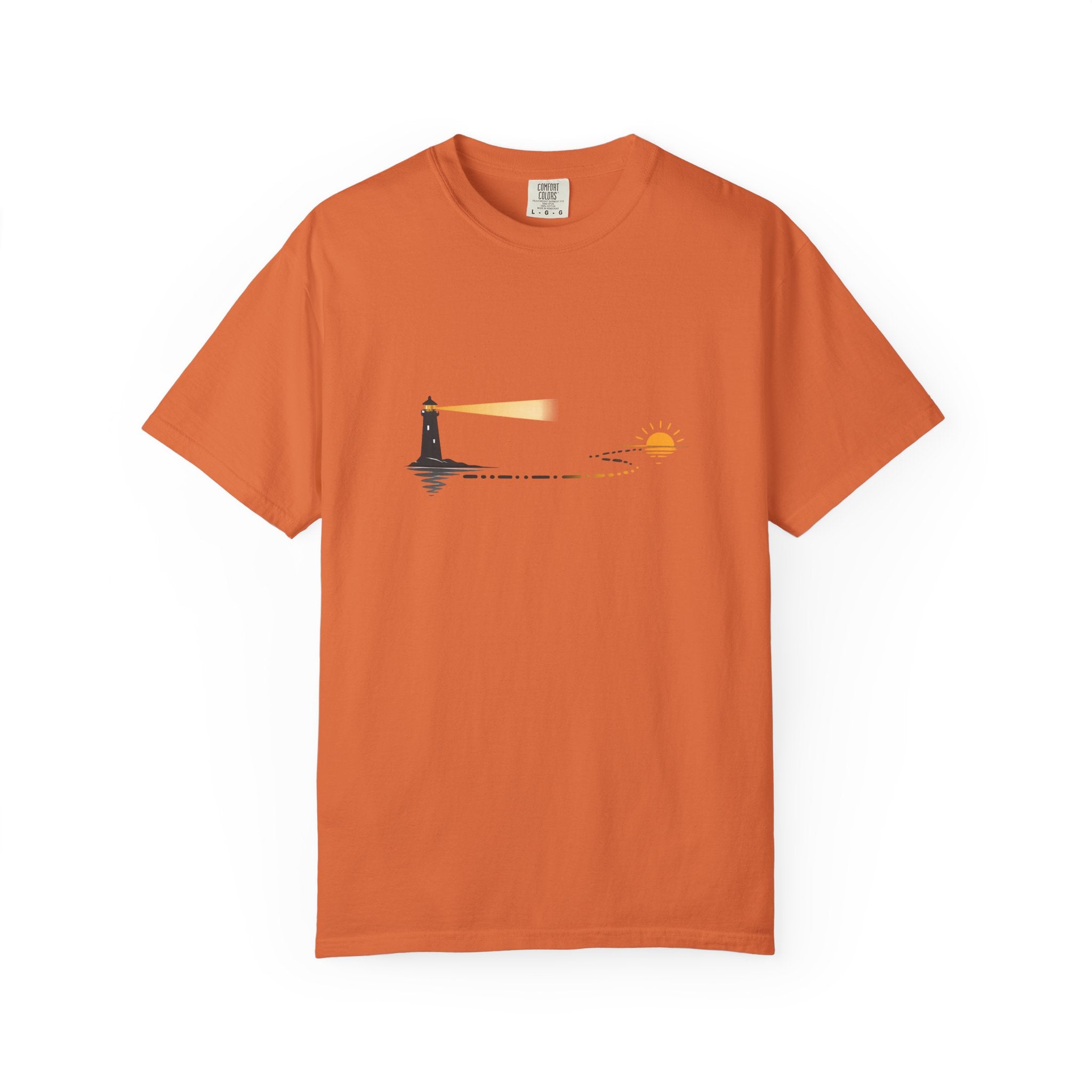 Lighthouse Sunset Graphic T-Shirt