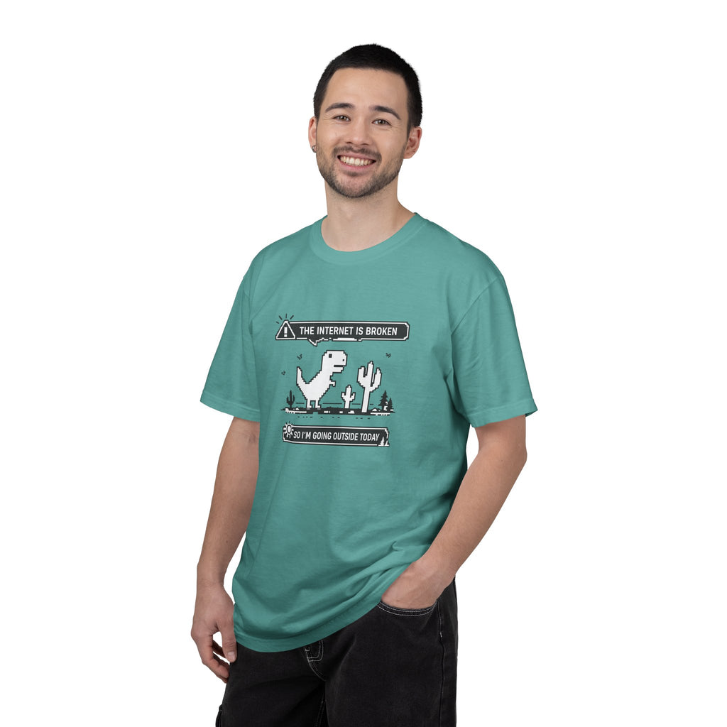 The Internet Is Broken — Dino Offline Graphic T-Shirt